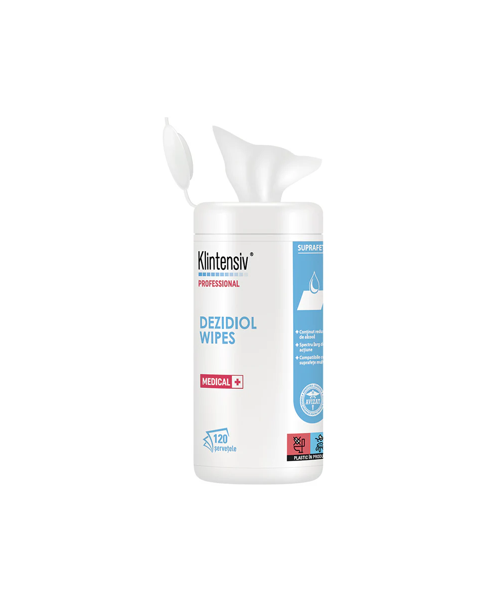 Dezidiol Wipes servetele dezinfectie suprafete cu alcool TP2