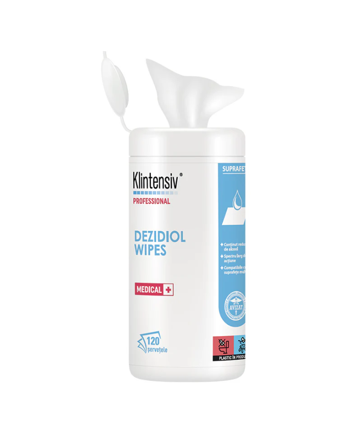 Dezidiol Wipes servetele dezinfectie suprafete cu alcool TP2