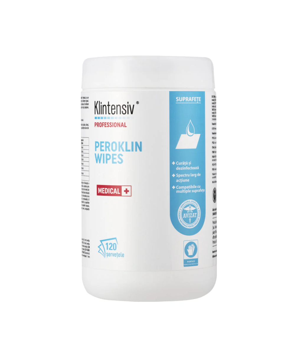 Peroklin Wipes Șervețele dezinfectante profesionale
