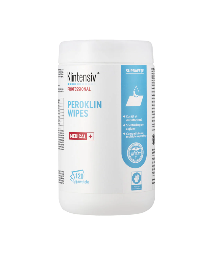 Peroklin Wipes Șervețele dezinfectante profesionale