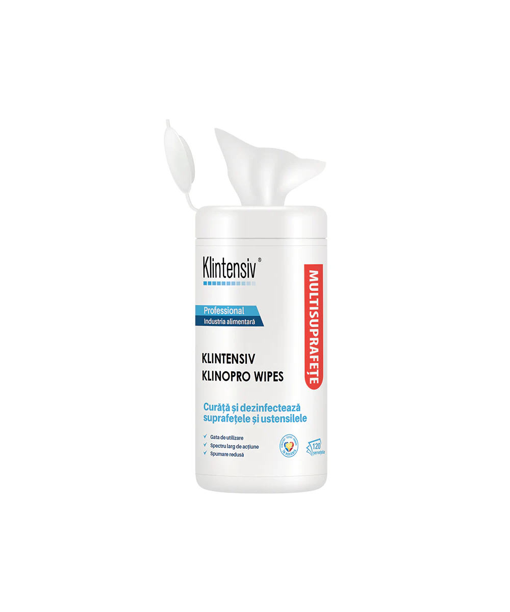 KlinoPro  Wipes servețele impregnate pentru dezinfectare profesională