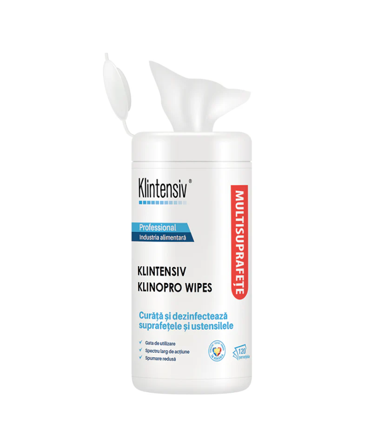 KlinoPro  Wipes servețele impregnate pentru dezinfectare profesională