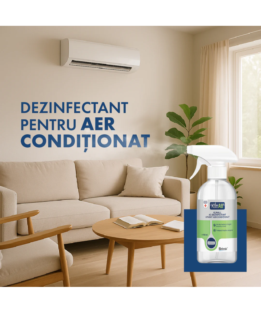 Dezinfectant Klinall Aer Condiționat - Elimină Mirosurile