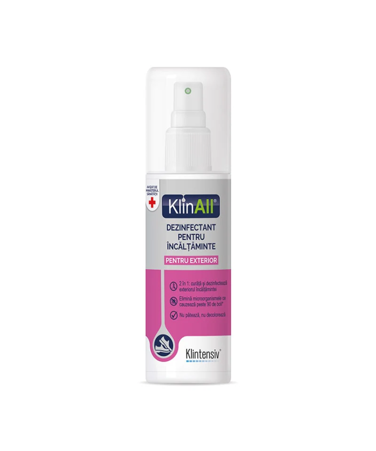 KlinAll dezinfectant spray pentru exteriorul incaltamintei