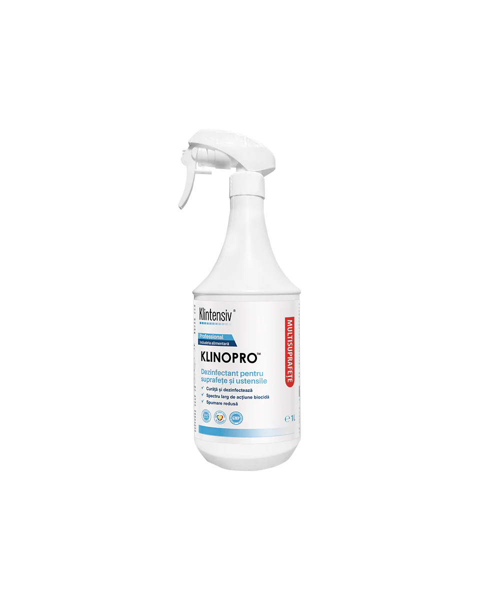 KlinoPro detergent dezinfectant gata de utilizare pentru suprafețe și pavimente