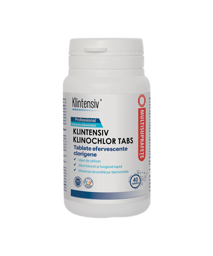 Klintensiv KlinoChlor Tabs Dezinfectant Solid cu Spectru Larg TP4