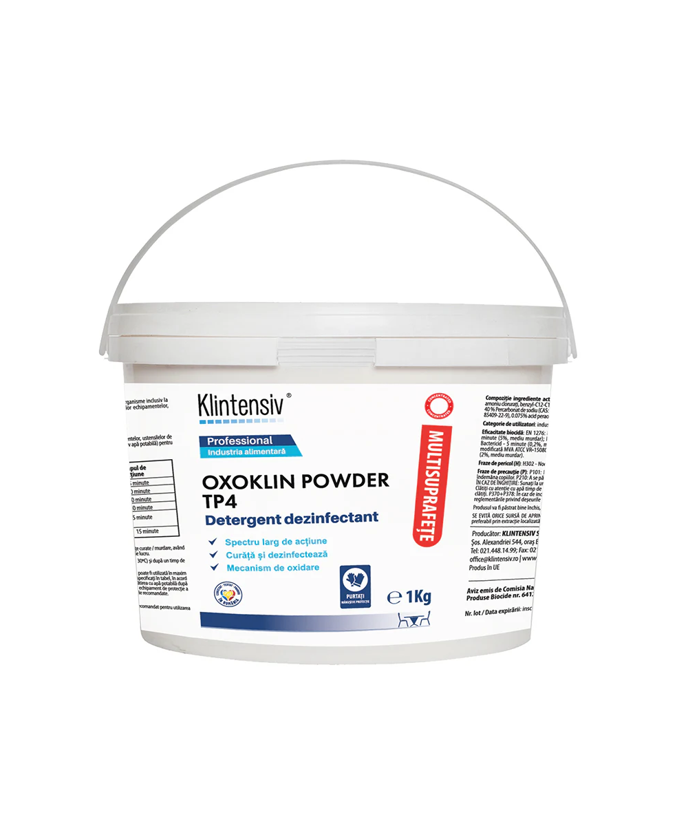 Oxoklin Powder dezinfectant de nivel înalt TP4