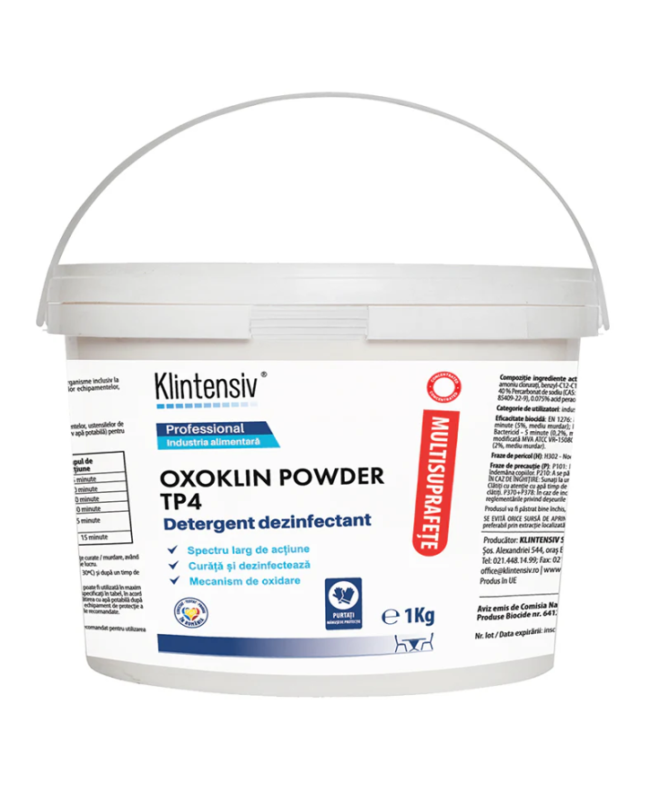 Oxoklin Powder dezinfectant de nivel înalt TP4