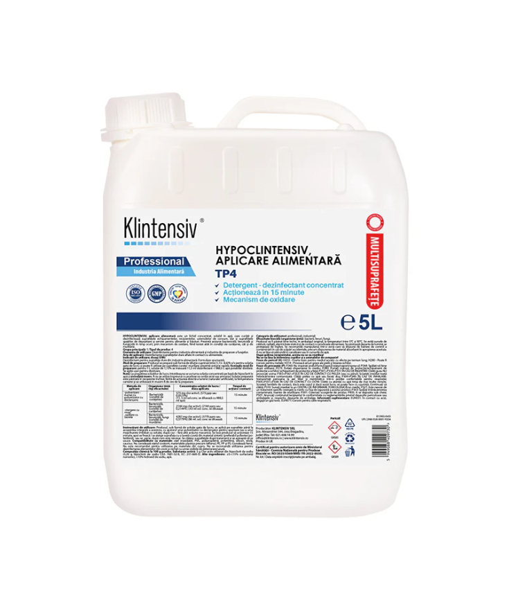HypoKlintensiv Dezinfectant oxidativ concentrat pentru industria alimentară