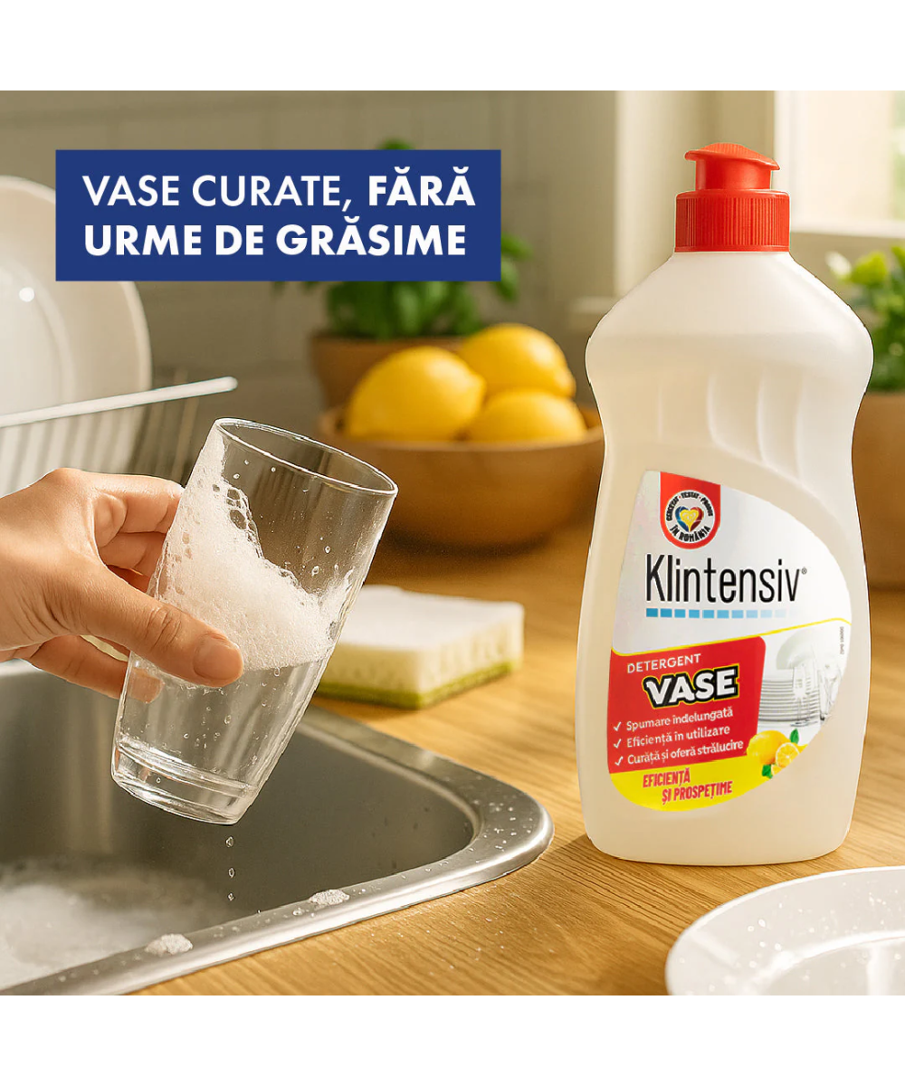 Detergent Vase Profesional Klintensiv - Putere de Degresare | Socoro