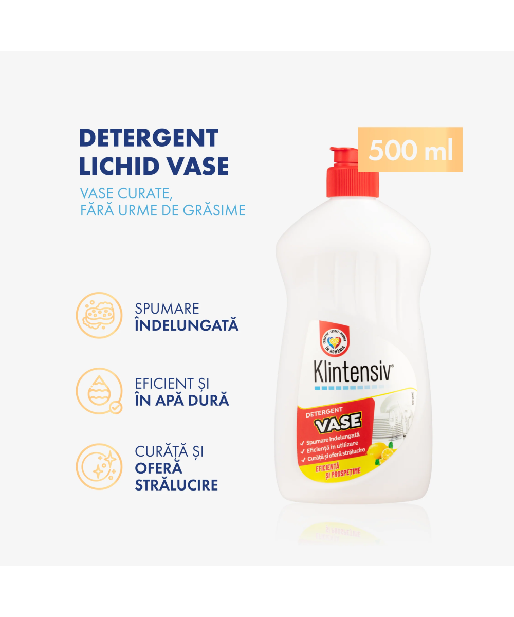 Detergent Vase Profesional Klintensiv - Putere de Degresare | Socoro