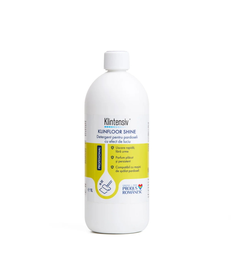 Klintensiv – KLINFLOOR SHINE Detergent pardoseli concentrat cu efect de luciu