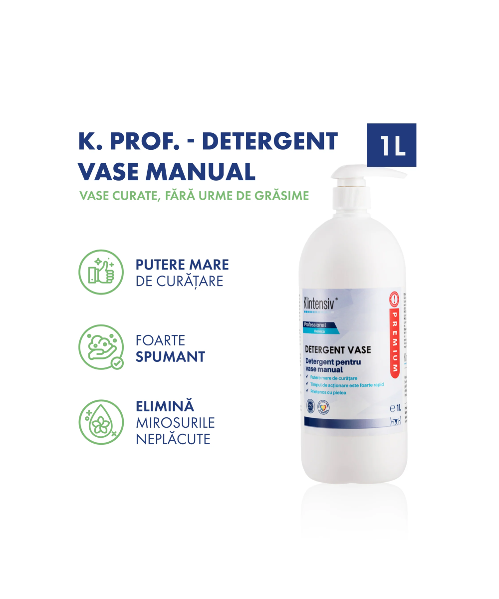 Detergent Vase Profesional Klintensiv Pro Dish - Degresare Maximă