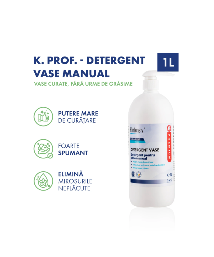 Detergent Vase Profesional Klintensiv Pro Dish - Degresare Maximă