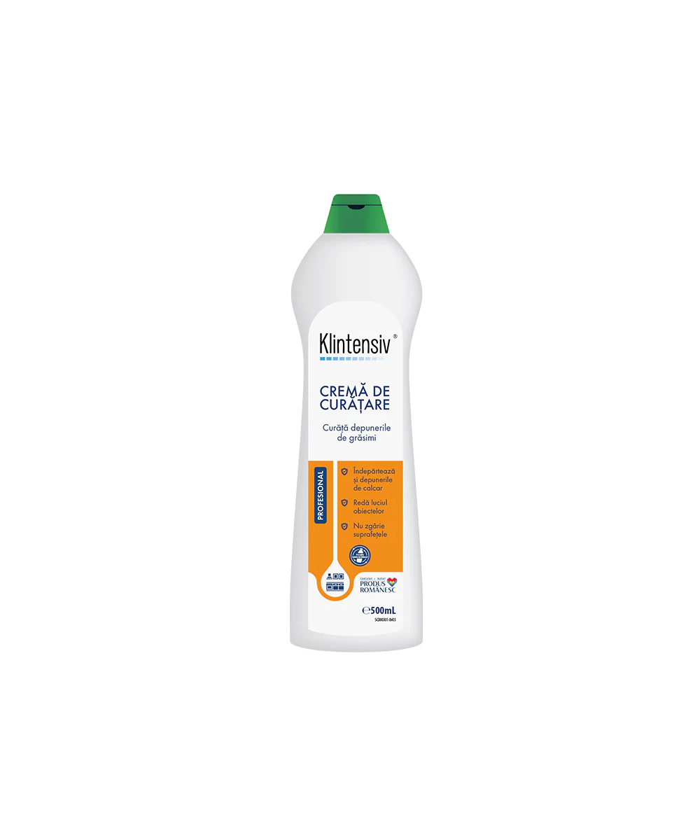 Klintensiv Cremă de Curățare 500ml - Bucătărie și Baie | Socoro.ro