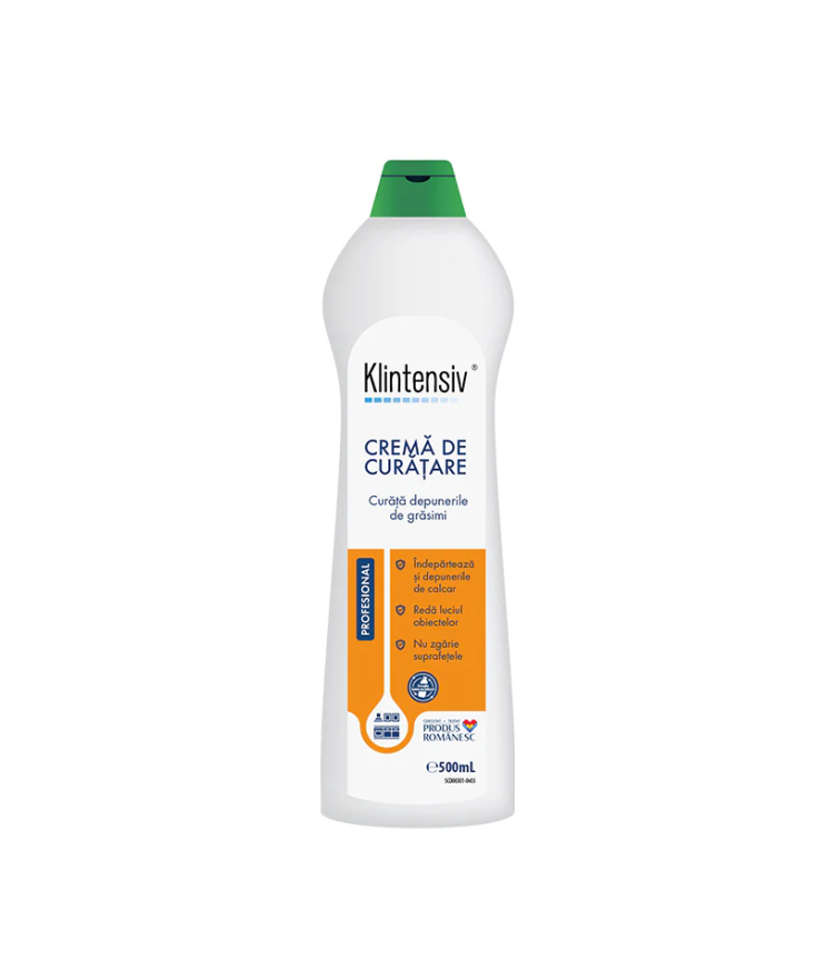 Klintensiv Cremă de Curățare 500ml - Bucătărie și Baie | Socoro.ro