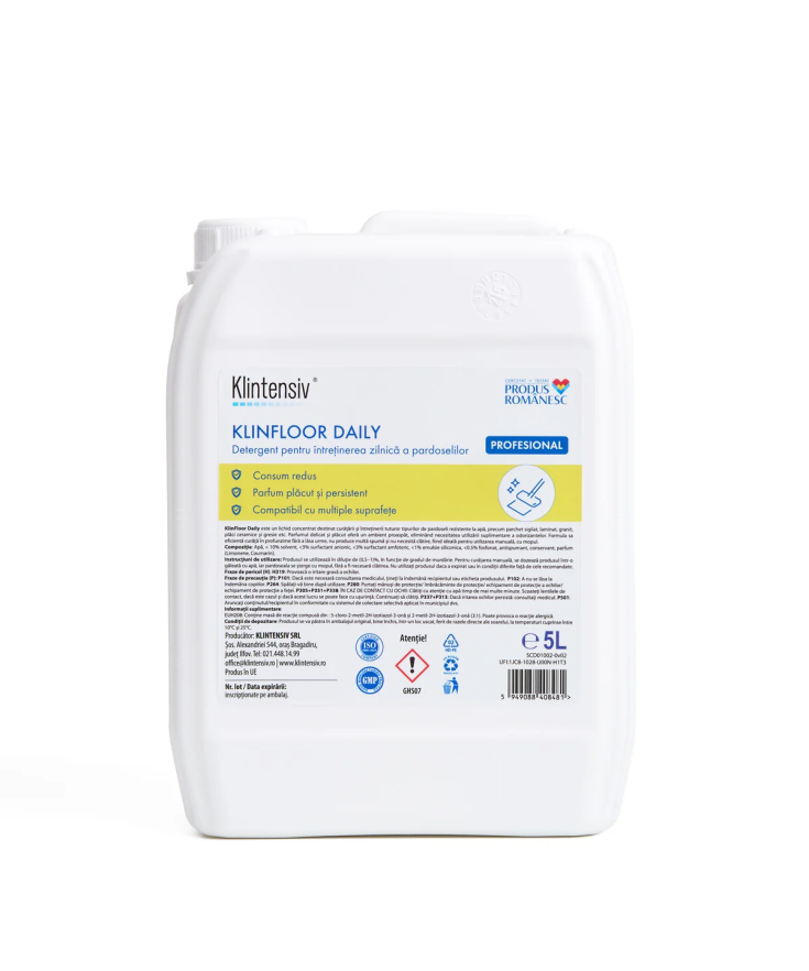 Klintensiv KLINFLOOR DAILY Detergent profesional pardoseli intretinere zilnica
