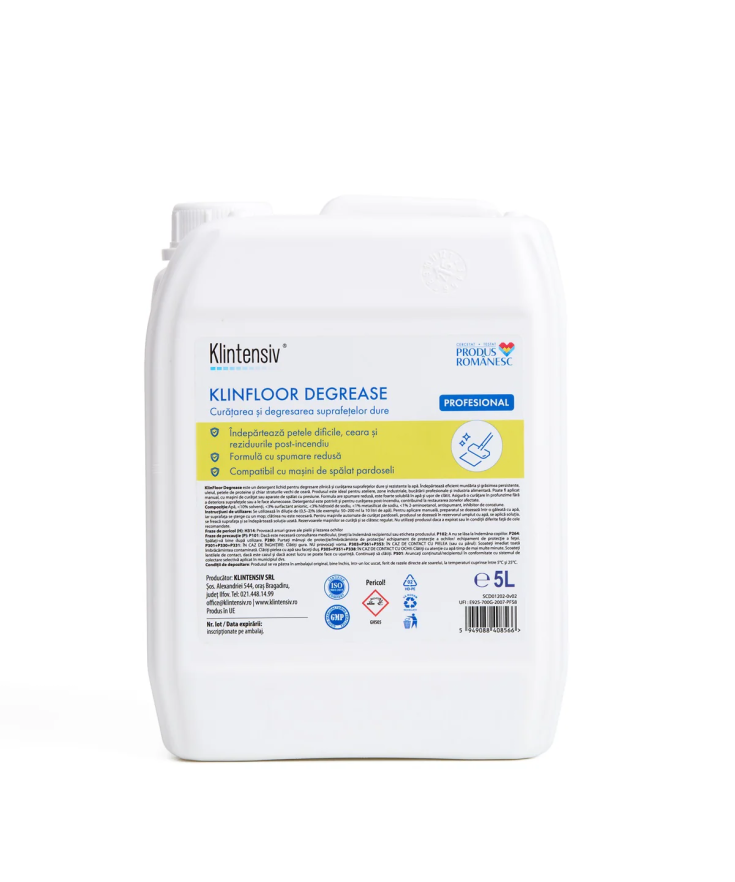Klintensiv KLINFLOOR DEGREASE - Degresant profesional pardoseli concentrat