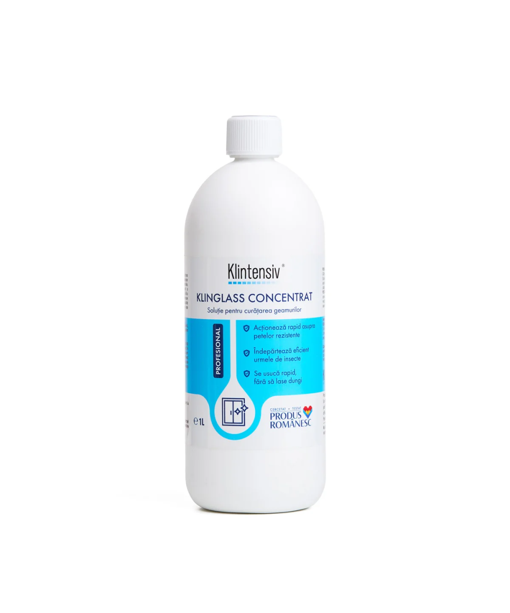 Detergent Geamuri Klinglass Concentrat - Transparență Cristal