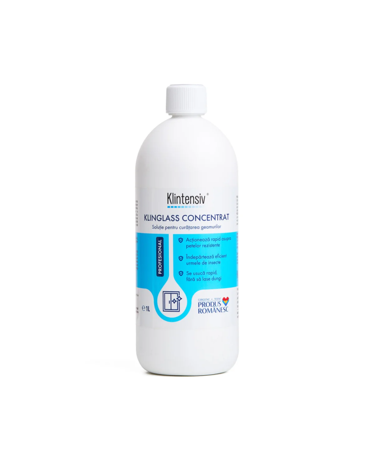 Detergent Geamuri Klinglass Concentrat - Transparență Cristal