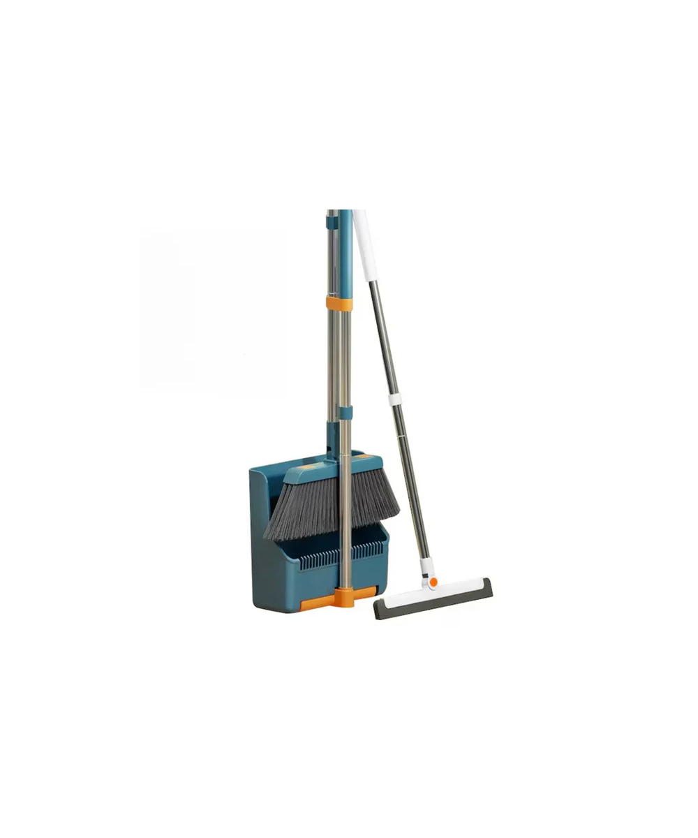 Mătură cu cap rotativ 45° DreamRamp® cu făraș și teu + sistem pliabil