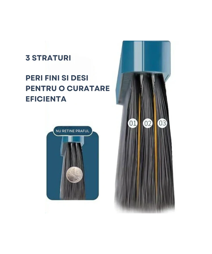 Mătură Dreamrampr cu Sistem Pliabil și Autocurățare - Socoro.ro