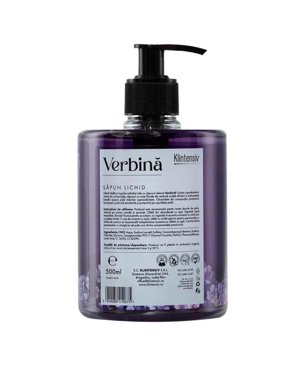 Săpun Lichid Hidratant cu Verbină - Aromă de Lux | Socoro