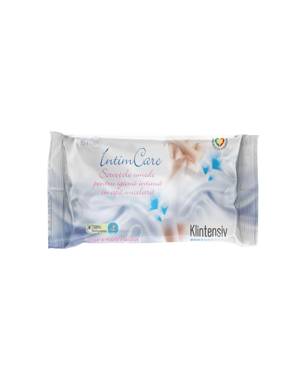Klintensiv® IntimCare Șervețele umede pentru igiena intimă