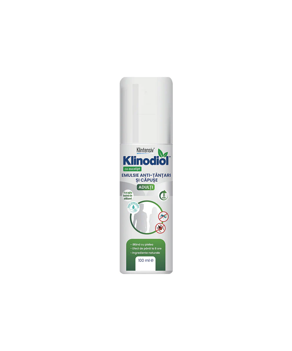 Klinodiol Emulsie anti țânțari și căpușe – Adulți