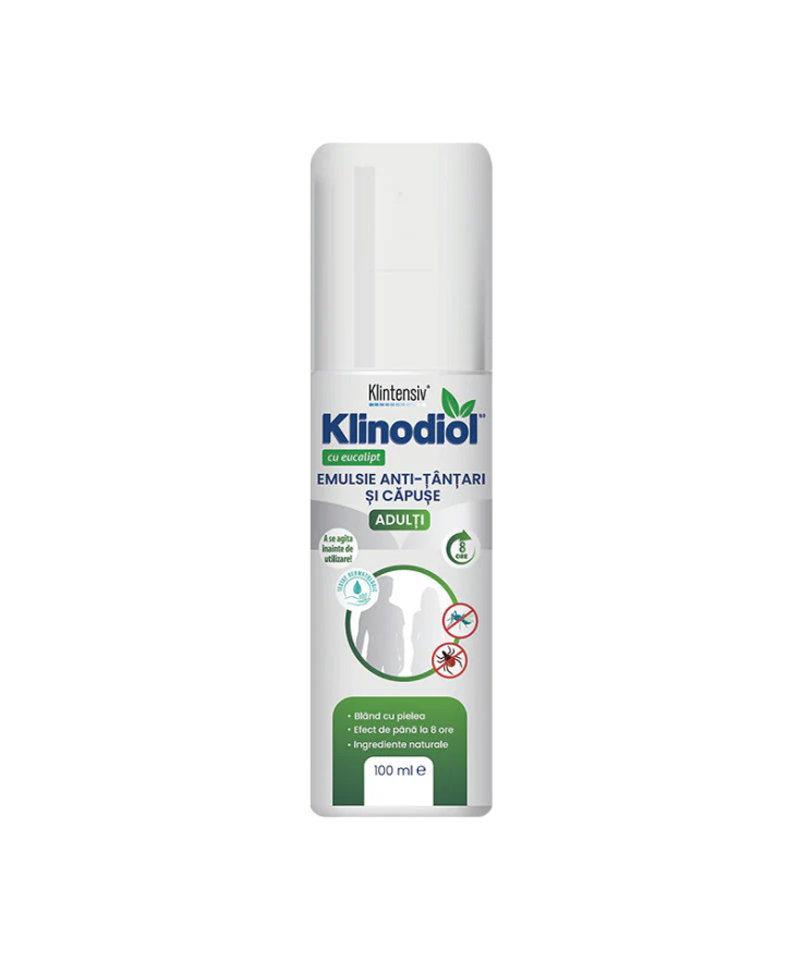 Klinodiol Emulsie anti țânțari și căpușe – Adulți