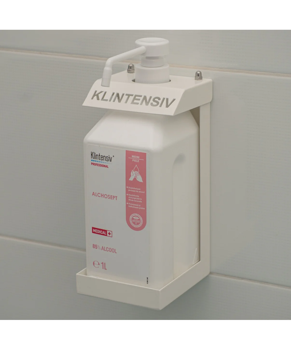 Suport Metalic Perete Flacon Pătrat Klintensiv® | Socoro
