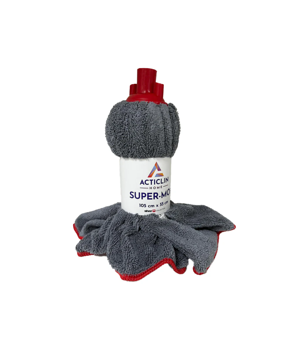Mop Home Super – microfibră 265 g/m², 55×105 cm