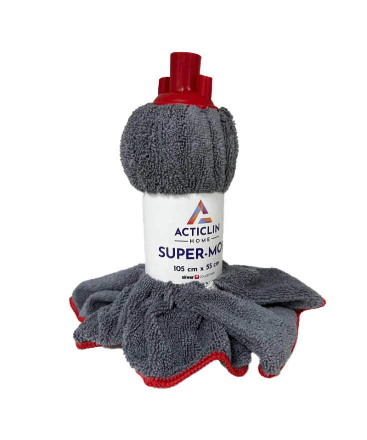 Mop Home Super – microfibră 265 g/m², 55×105 cm