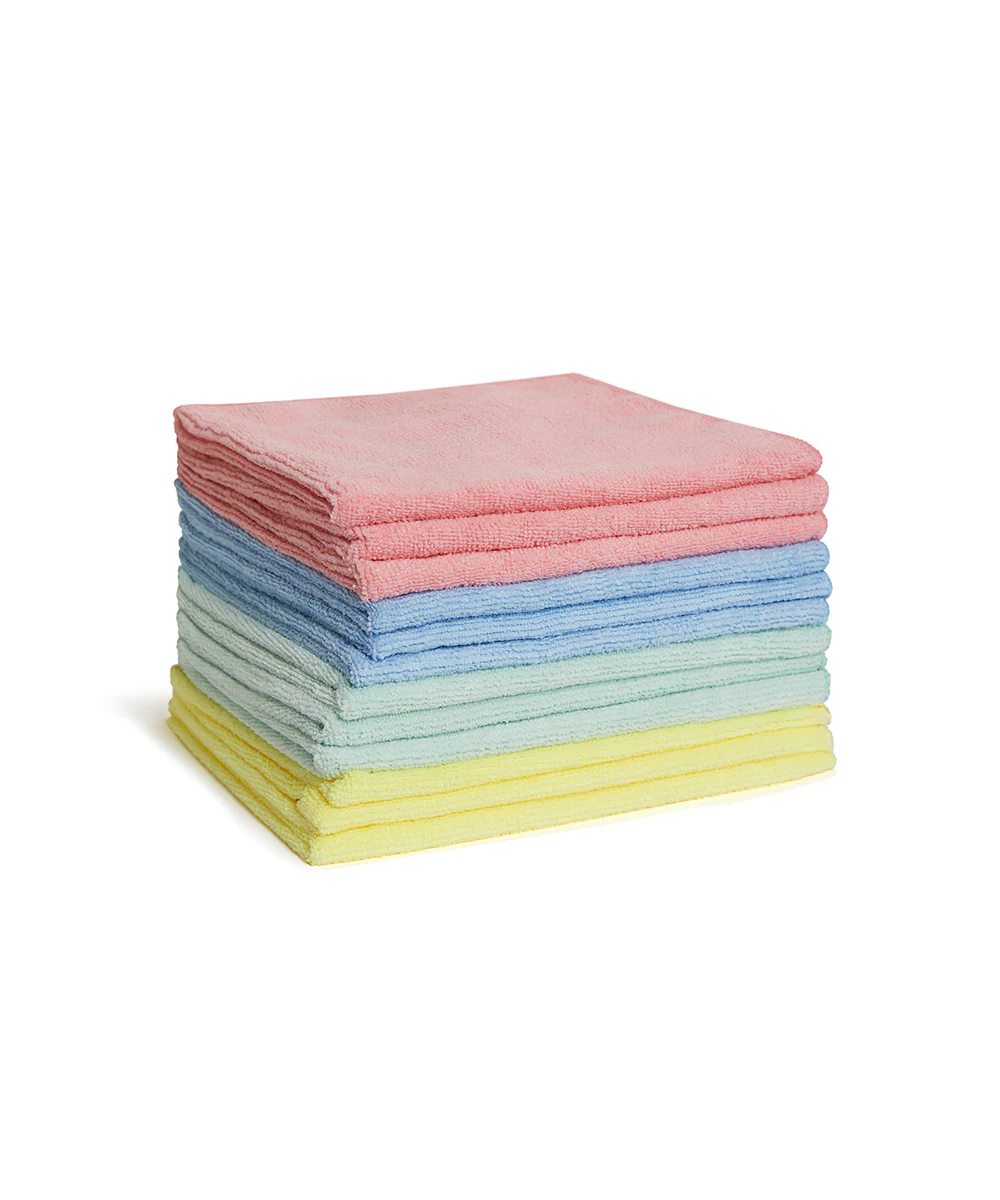 Lavetă microfibră 330 gr/m2 40×40, 1 buc pe culoare/pachet