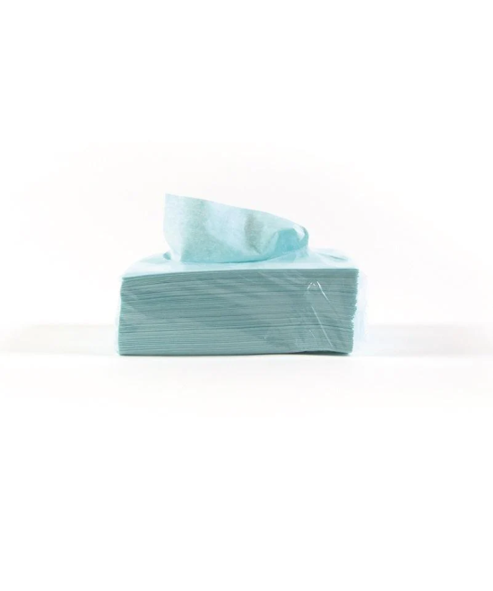 Profitextra creped light turquoise 54g/m2 - 50 buc Z-folded/pachet