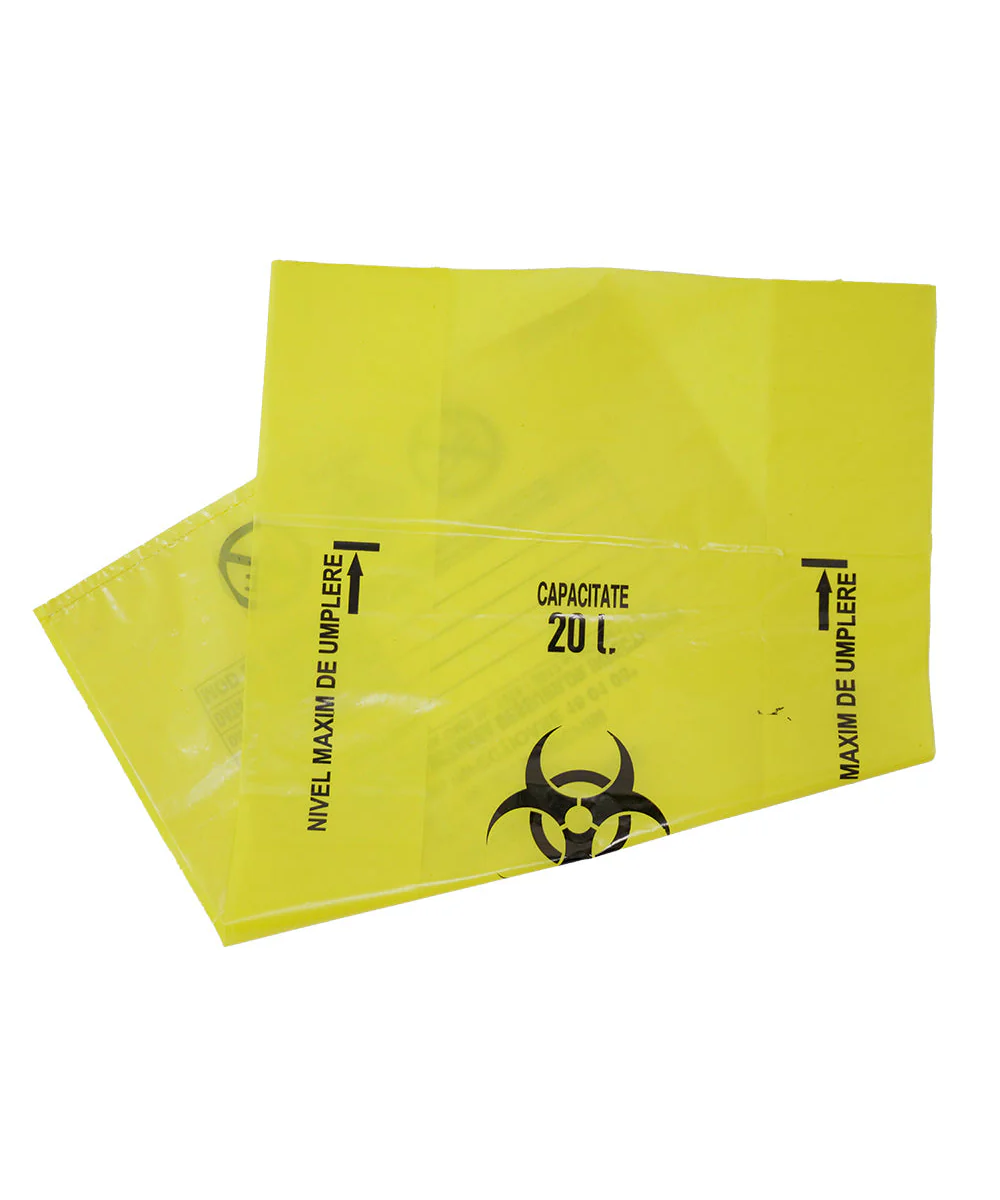 Saci Galbeni Biohazard - Deșeuri Infecțioase | Conform Norme MS