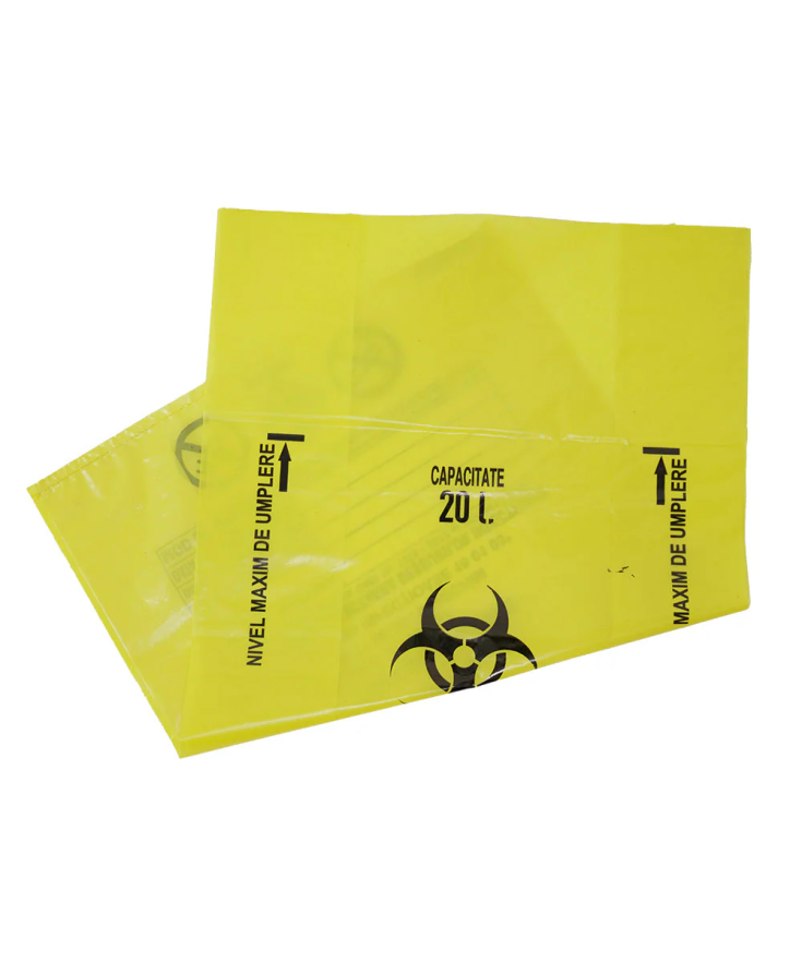 Saci Galbeni Biohazard - Deșeuri Infecțioase | Conform Norme MS