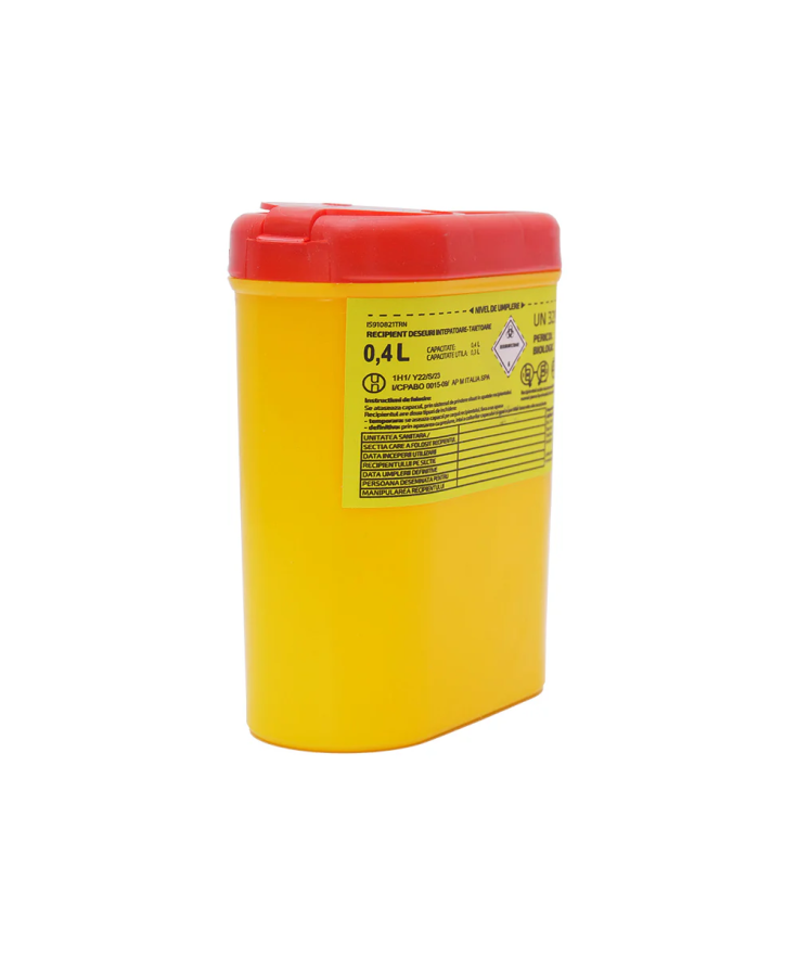 Recipiente pentru înțepătoare și tăietoare – Biosafe Line