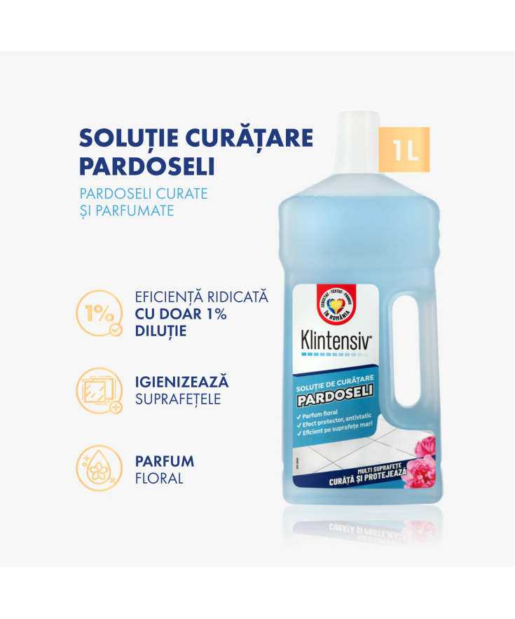 Soluție Pardoseli Klintensiv - Curățare Profesională Spitale și Clinici | Socoro.ro