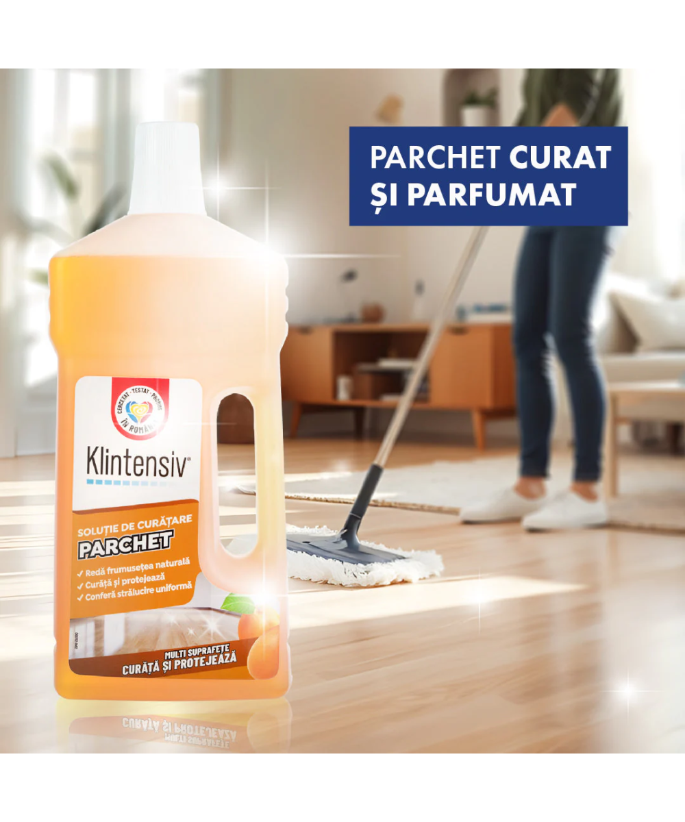 Soluție Parchet Klintensiv - Curățare și Protecție Suprafețe Lemn | Socoro.ro
