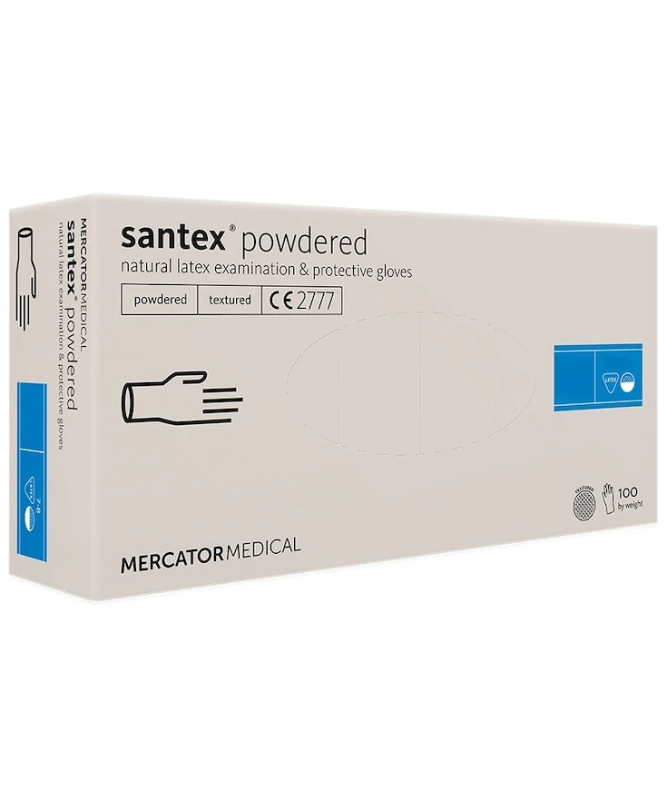 Manusi latex pudrate, Santex, Mercator Medical