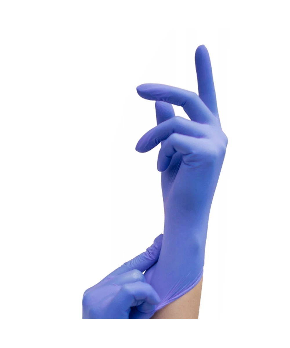 Mănuși Nitril Mercator Basic Blue - Nepudrate, Albastre | Socoro