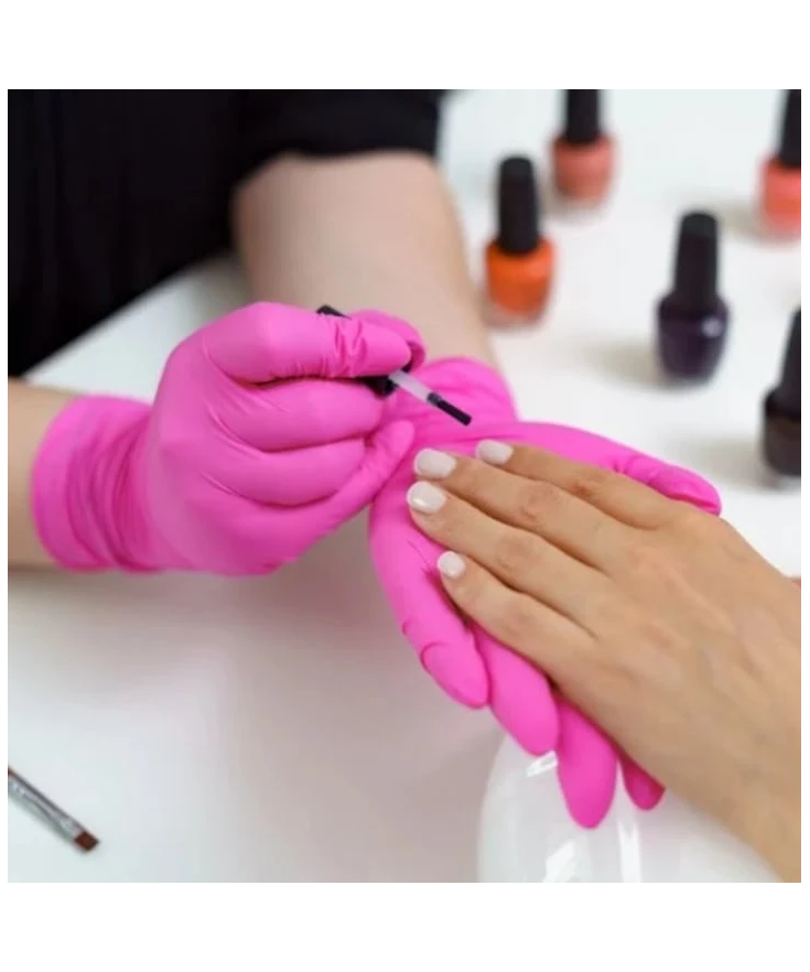 Mănuși Nitril Magenta Mercator Nitrylex - Nepudrate | Socoro