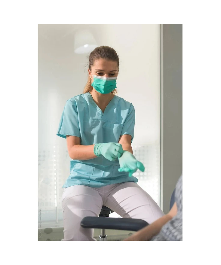 Mănuși Nitril Verzi Mercator Nitrylex Green - Nepudrate | Socoro.ro