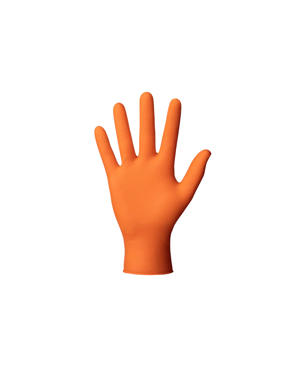 Manusi nitril texturate, Mercator Gogrip, Orange