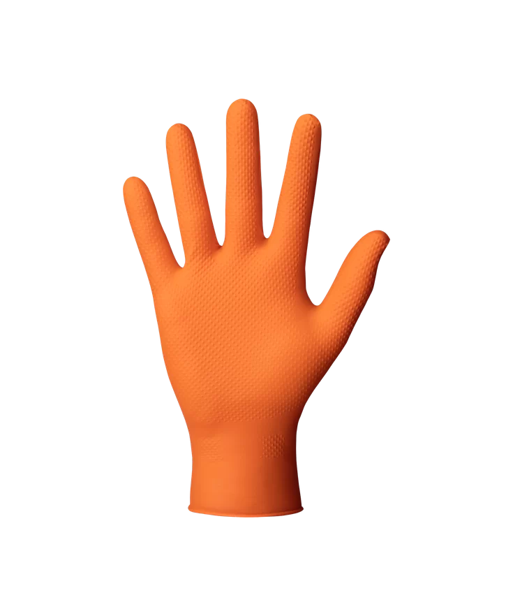 Manusi nitril texturate, Mercator Gogrip, Orange