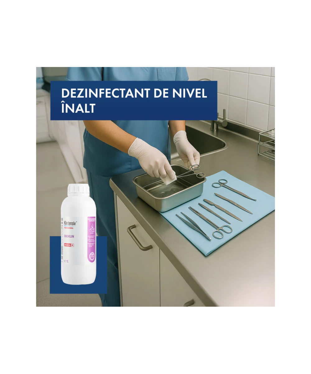 Oxoklin Dezinfectant Nivel Înalt - Avizat MS | Socoro.ro