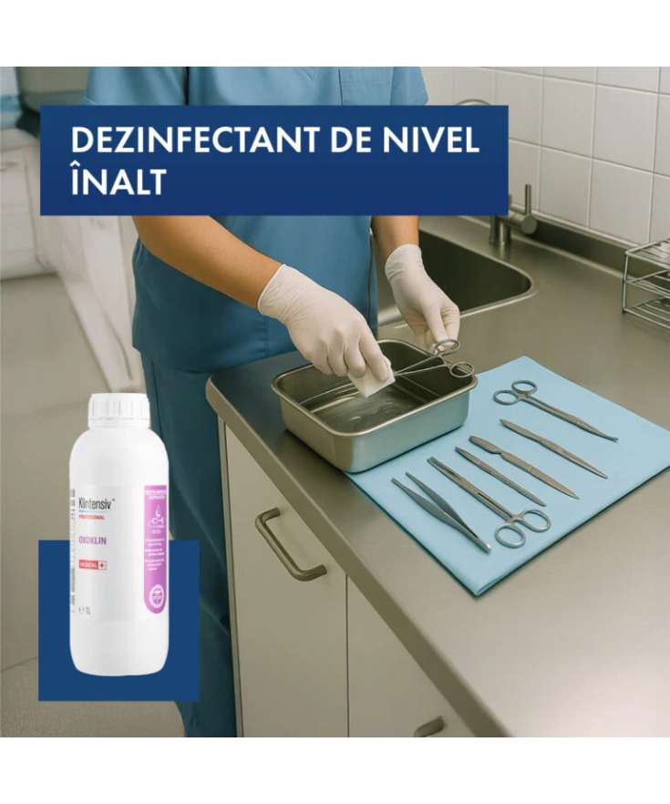 Oxoklin Dezinfectant Nivel Înalt - Avizat MS | Socoro.ro