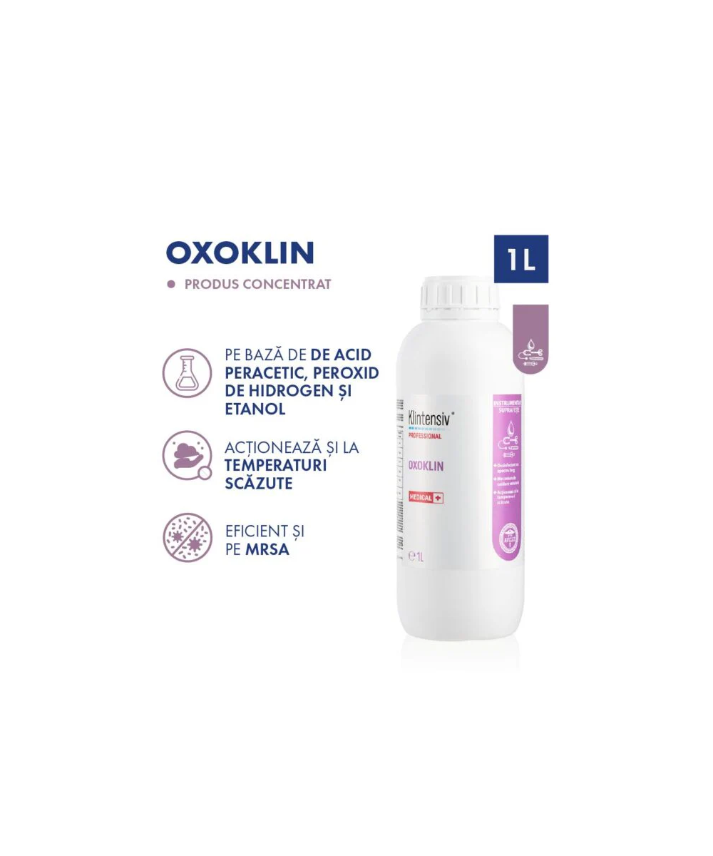 Oxoklin Dezinfectant Nivel Înalt - Avizat MS | Socoro.ro