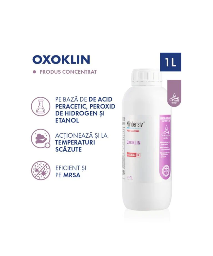 Oxoklin Dezinfectant Nivel Înalt - Avizat MS | Socoro.ro